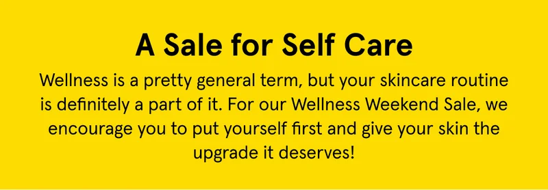A Sale for Self Care