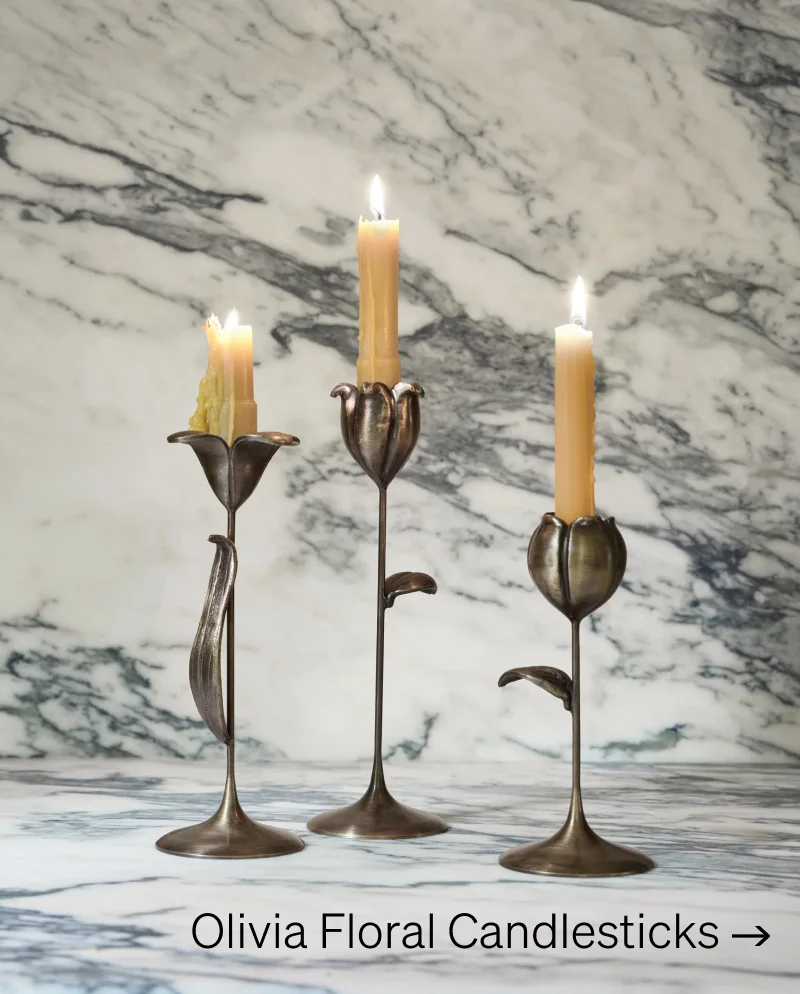 Shop Olivia Floral Candlesticks