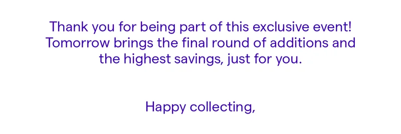 Happy Collecting