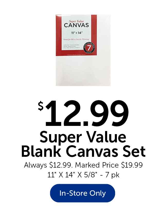 7-Pk Canvas Set