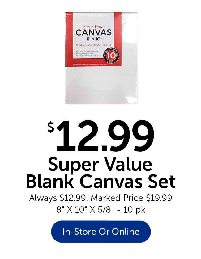 10-Pk Canvas Set