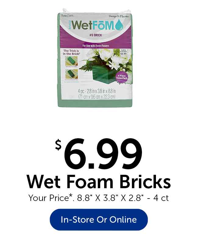 Wet Foam Bricks