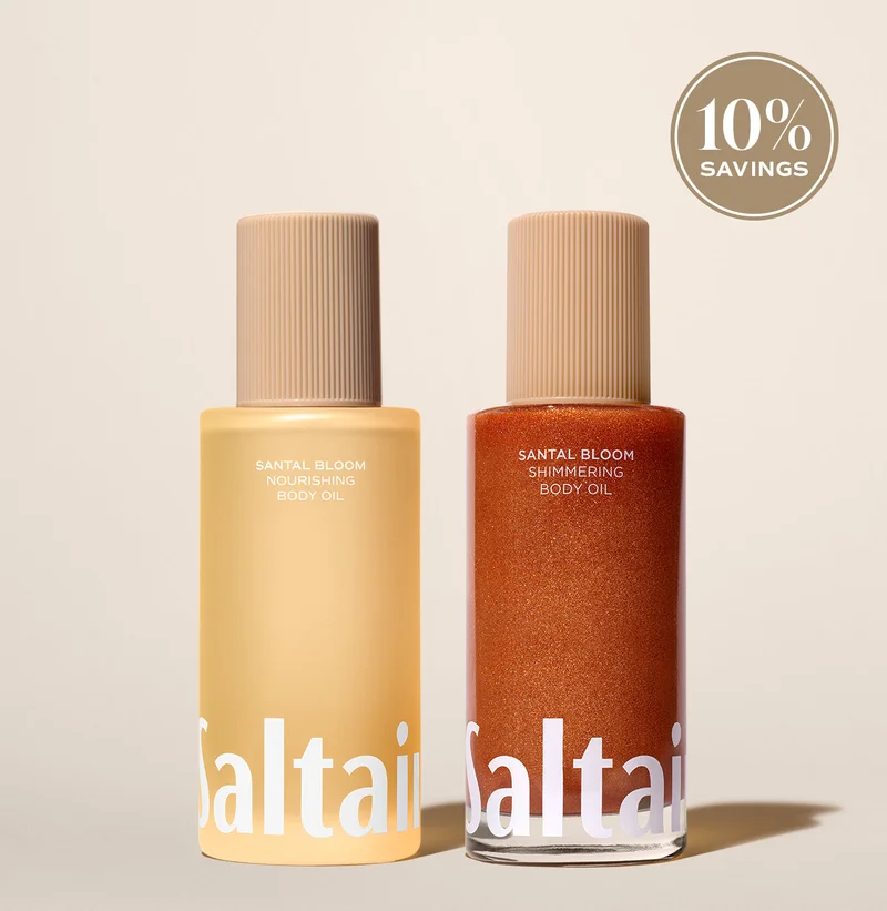 Image of Santal Bloom Shimmer + Glow Body Oil Duo