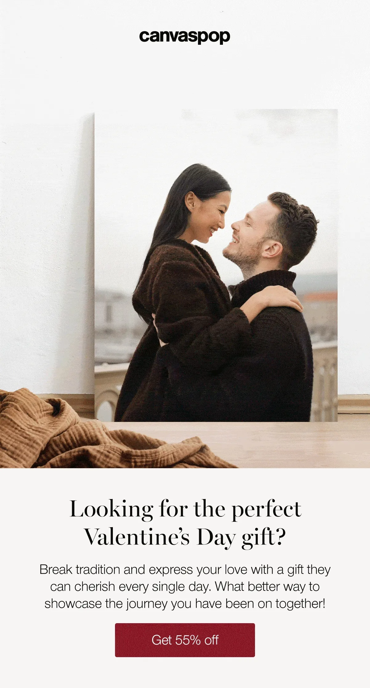 Looking for the perfect Valentine's Day gift? Break tradition and express your love with a gift they can cherish every single day. What better way to showcase the journey you have been on together!