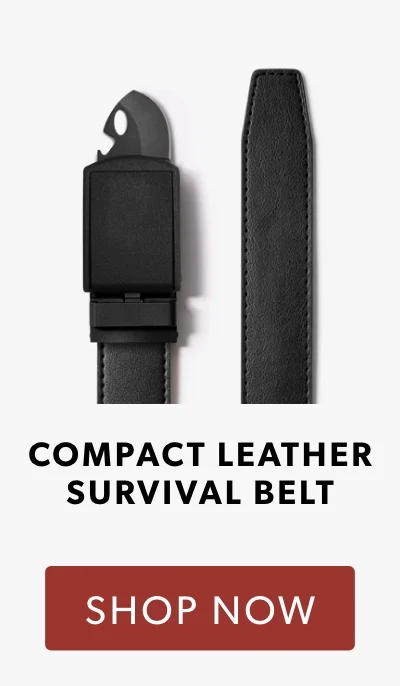 Shop Compact Leather Survival Belt