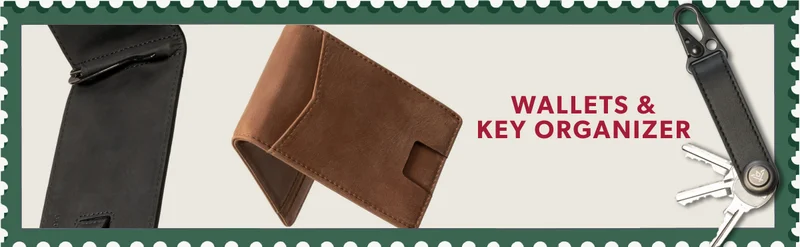 WALLETS AND KEY ORGANIZER
