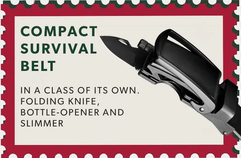 COMPACT SURVIVAL BELT COMPACT SURVIVAL BELT