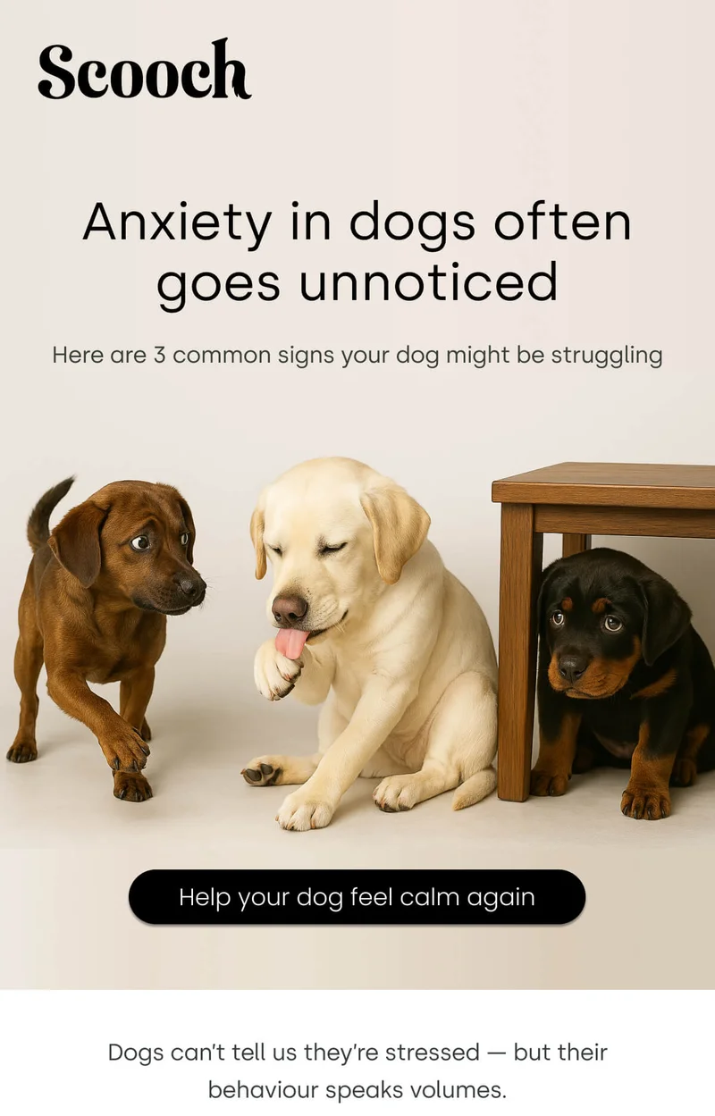 Here are 3 common signs your dog might be struggling