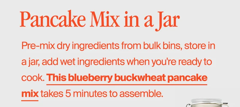 Recipe: Pancake Mix in a Jar