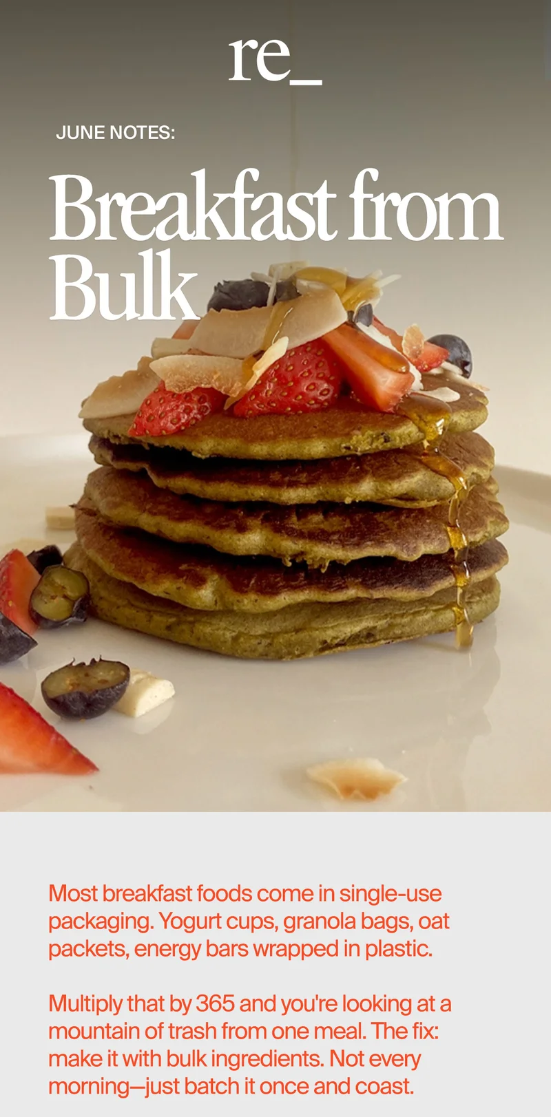 Breakfast from Bulk