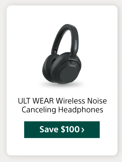 ULT WEAR Wireless Noise Canceling Headphones Save