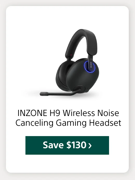 INZONE H9 II Wireless Noise Canceling Gaming Headset Save