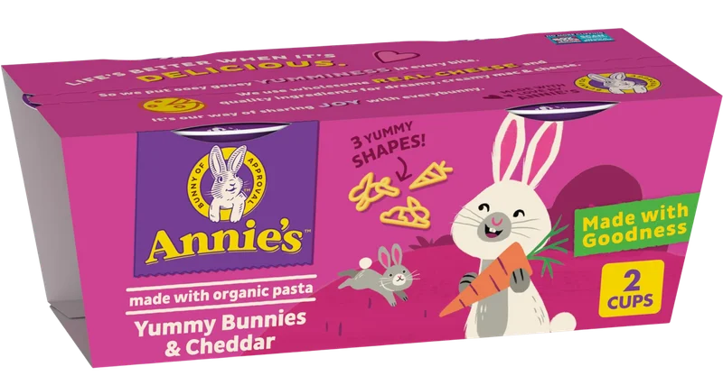 Image of Annie's Homegrown Yummy Bunnies Mac & Cheese (2 CT)