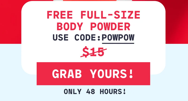 Free Body Powder-Grab Yours!