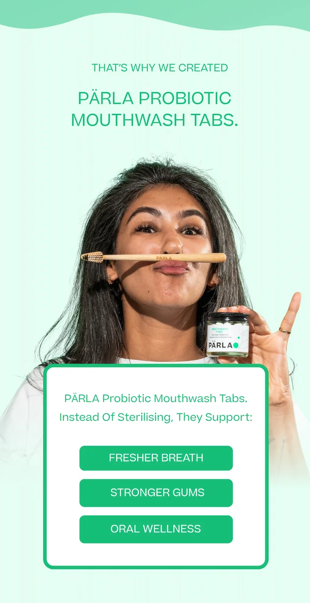 PÄRLA Probiotic Mouthwash Tabs