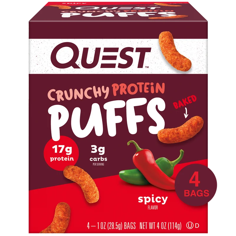 Image of Spicy Crunchy Protein Puffs
