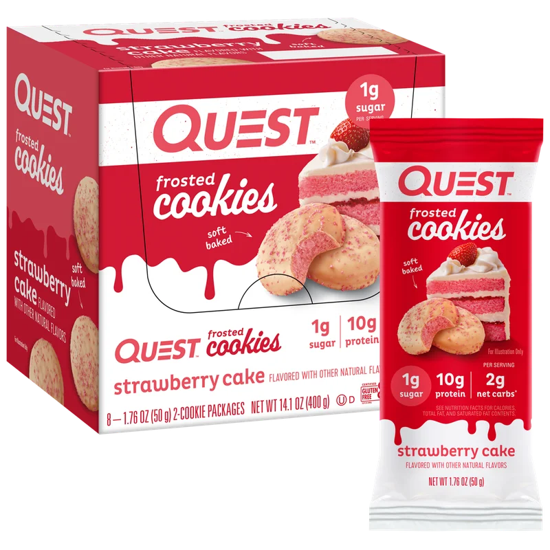 Image of Strawberry Cake Frosted Cookies Twin Pack