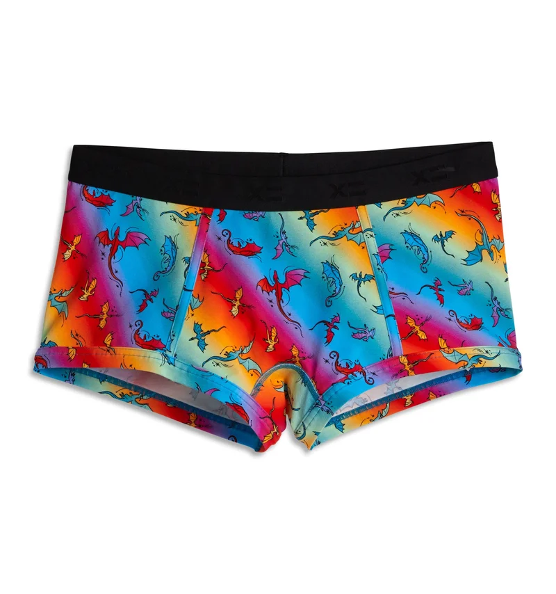Image of Boy Shorts - Pride Rainbow Dragon