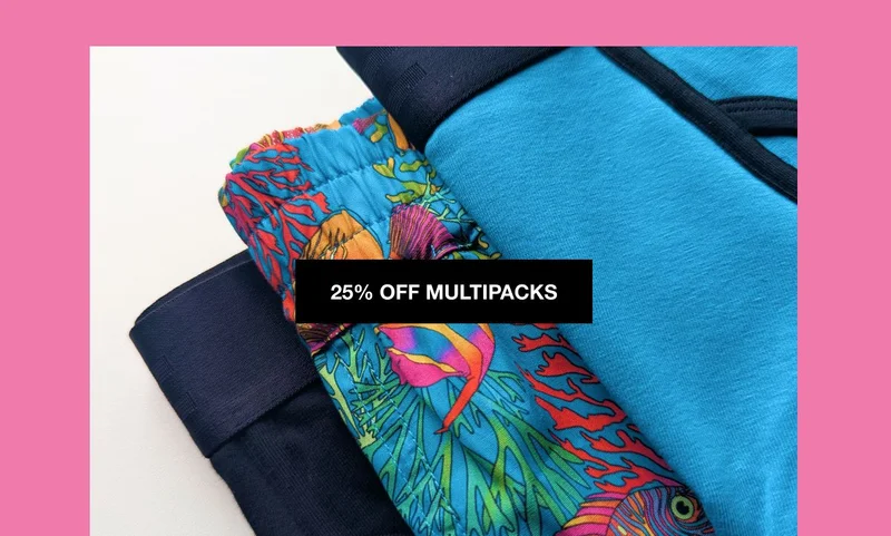Anniversary Sale 25% Off Multipacks