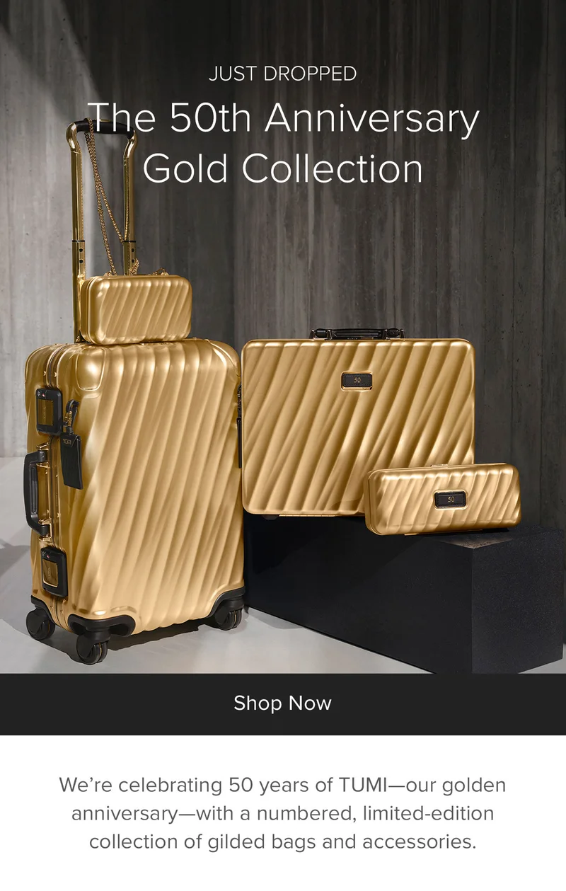 Just Dropped: Shop the 50th Anniversary Gold Collection