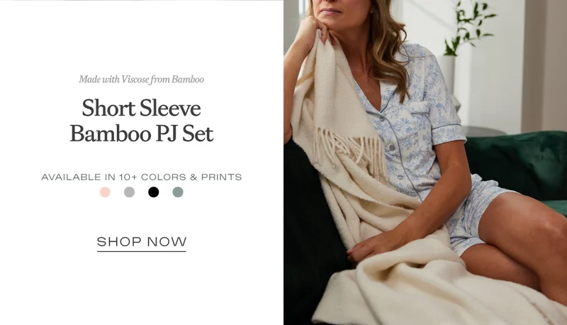 Short Sleeve Bamboo PJ Set