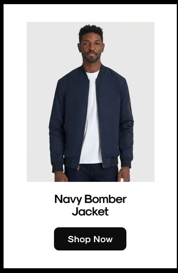 Navy Bomber Jacket