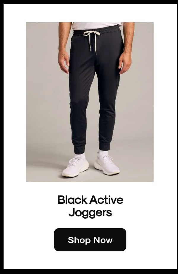 Black Active Joggers