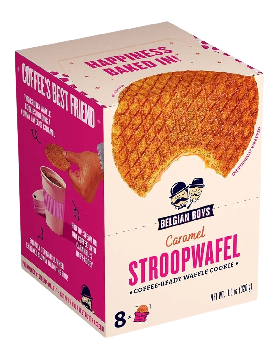 Image of Belgian Boys Original Caramel Filled Stroopwafel (8 CT)