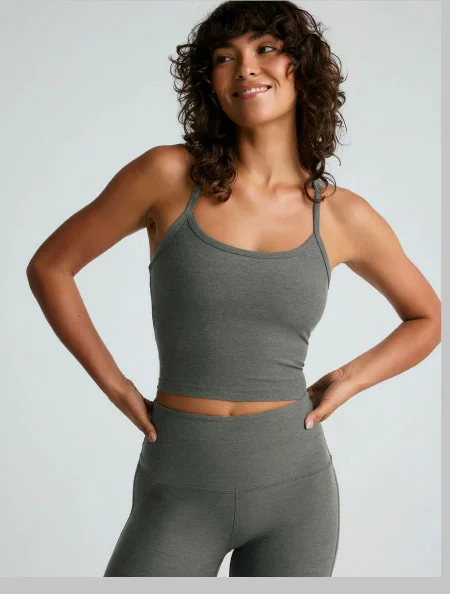 Spacedye Slim Racerback Cropped Tank