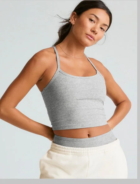 Spacedye Slim Racerback Cropped Tank