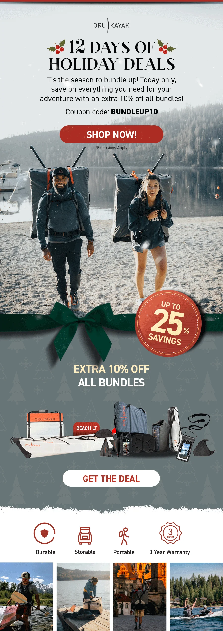 12 Days of Holiday Deals! Today only, get an extra 10% off bundles with code BUNDLEUP10