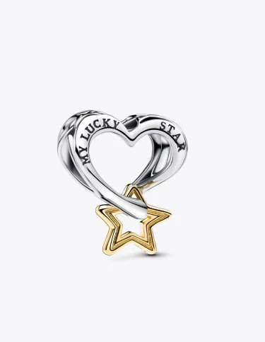 Lucky Star & Heart Charm