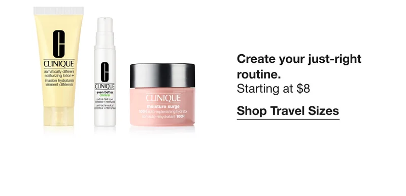 Create your just-right routine. | Starting at $8 | Shop Travel Sizes