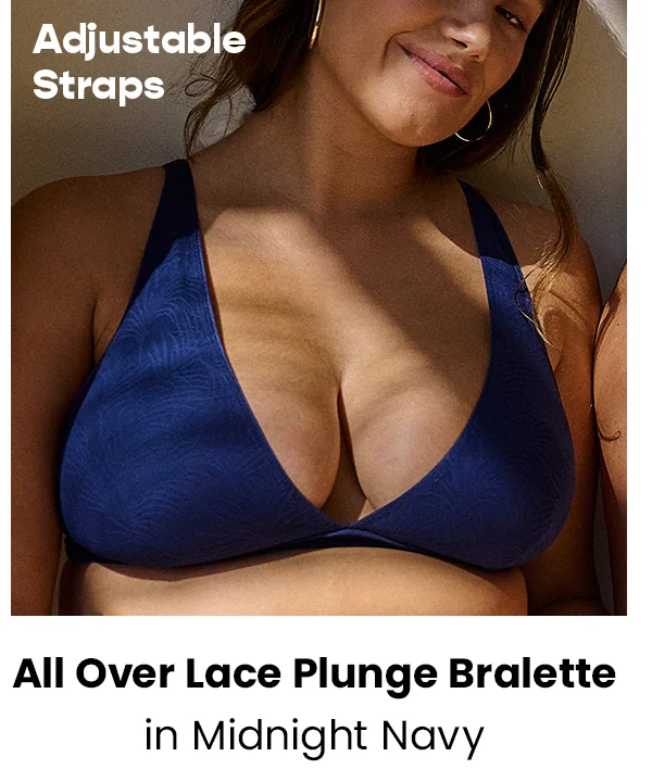 All Over Lace Plunge Bralette
