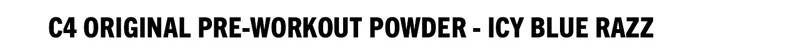 C4 ORIGINAL PRE-WORKOUT POWDER