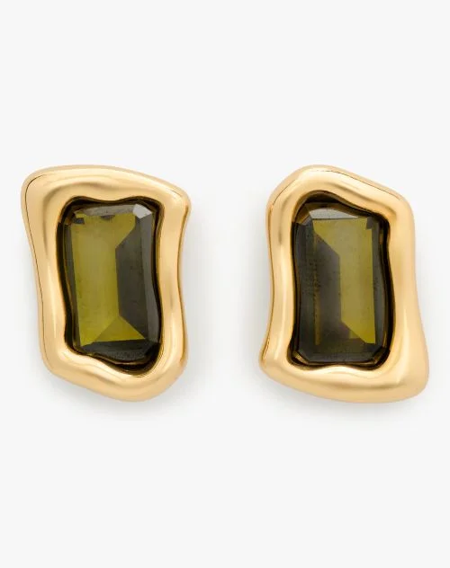 Molten Glass Statement Studs