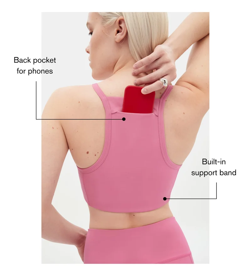 Back pocket for phones
