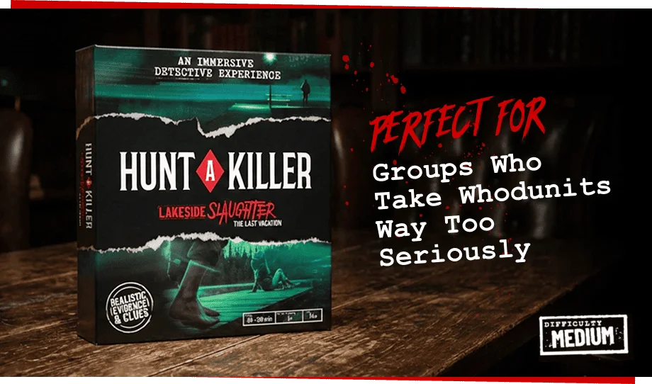 Perfect For: Groups Who Take Whodunits Way Too Seriously