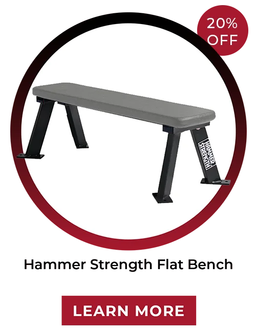 20% OFF | Hammer Strength Flat Bench