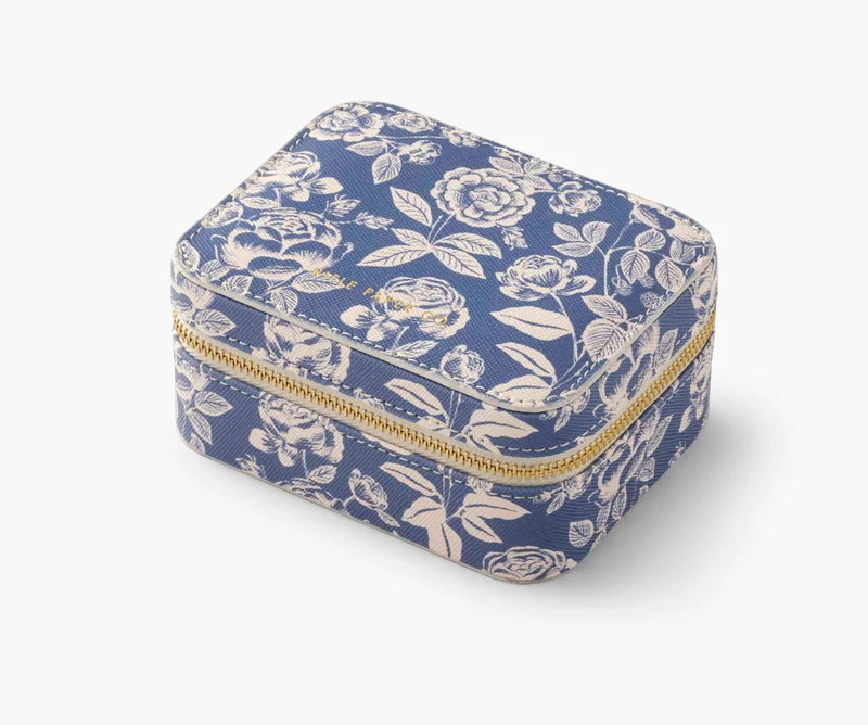 Image of Travel Jewelry Case - English Rose