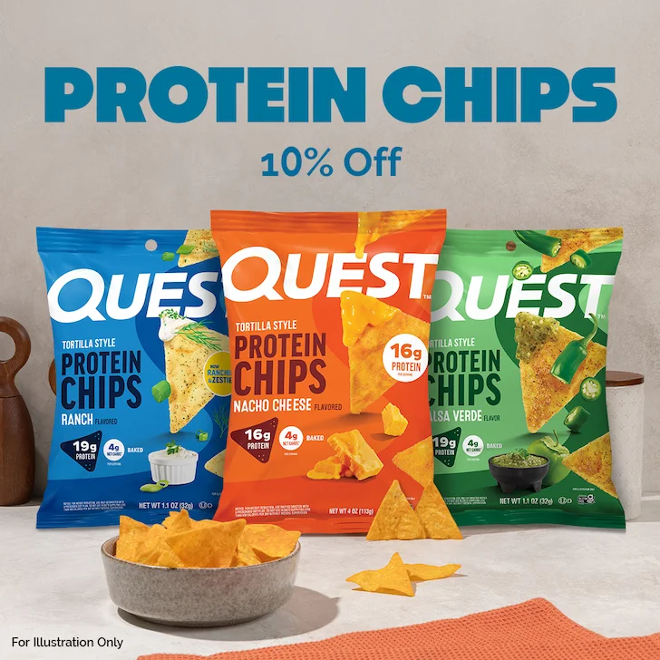 Quest Nutrition - 10% off Protein Chips
