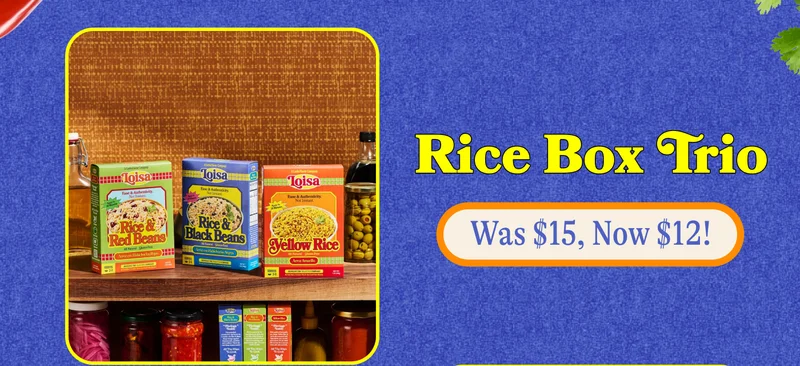 Rice Box Trio (was $15, now $12!)