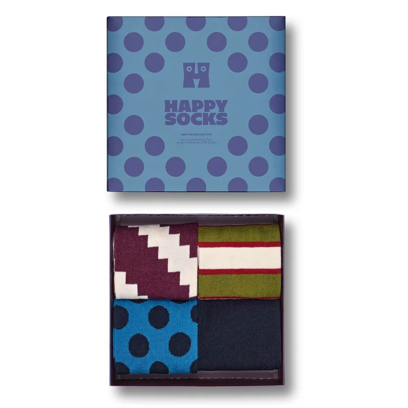 4-Pack New Vintage Socks Gift Set