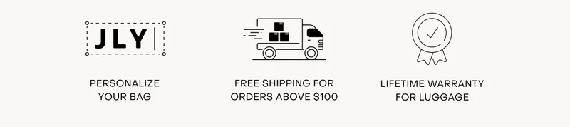 Shop July. Personalize your bag. Free shipping for orders above $100. Lifetime warranty for luggage.