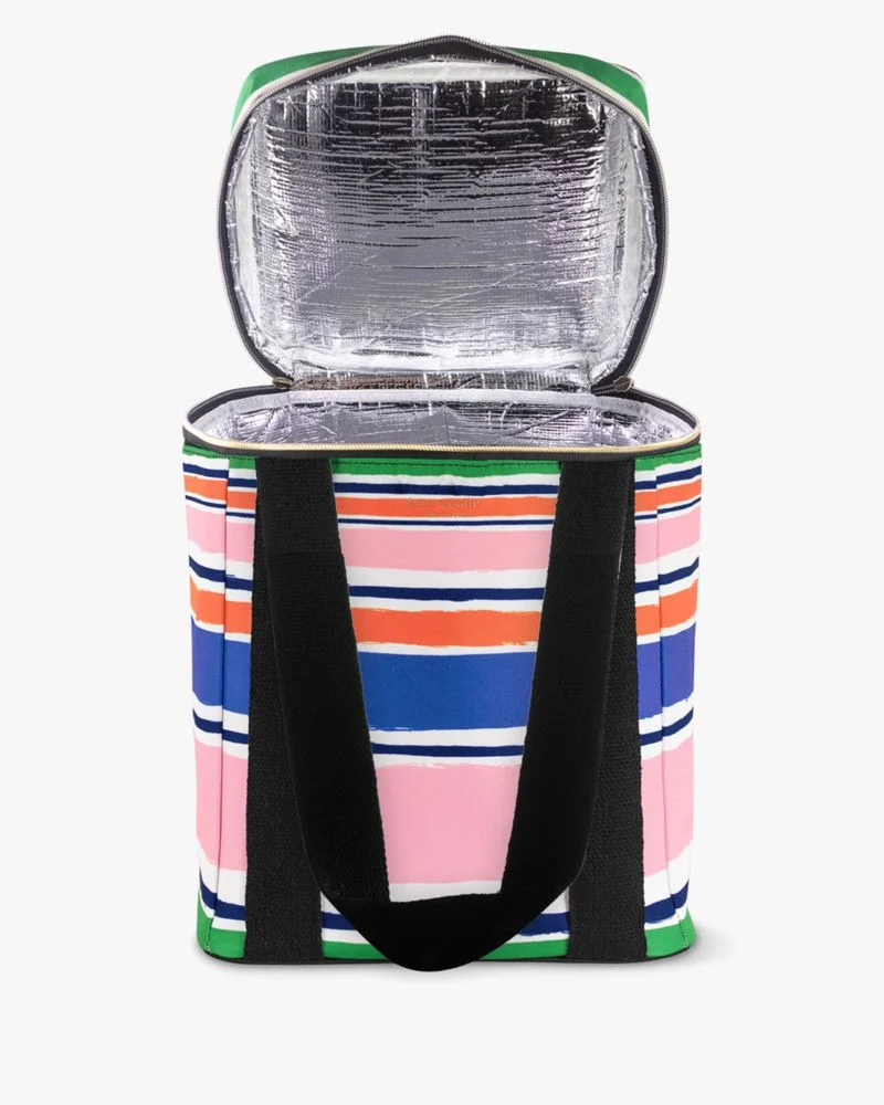Ocean Stripe Wine Picnic Cooler