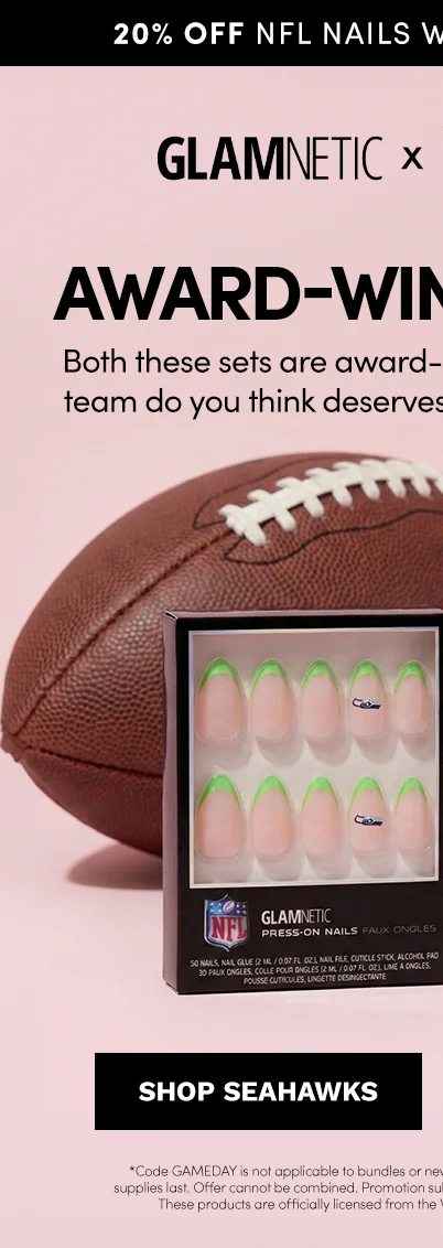 Shop Seattle Seahawks Press-On Nail Set