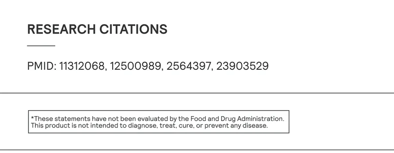 *These statements have not been evaluated by the Food and Drug Administration. This product is not intended to diagnose, treat, cure, or prevent any disease.