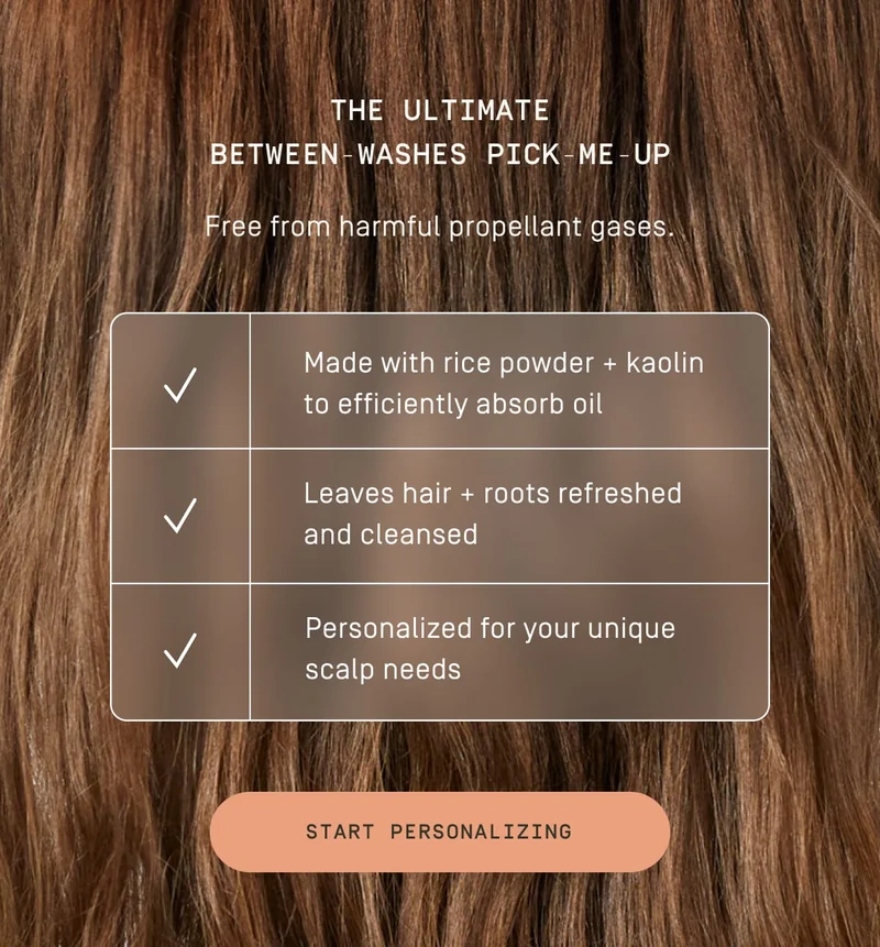 Start personalization