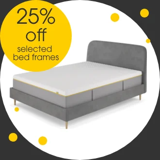 25% off selected bed frames