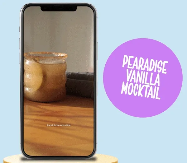 Pearadise Vanilla Mocktail